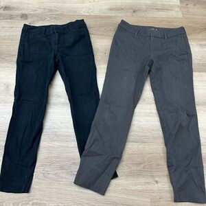 Lot old navy pixie ankle slim dress pants women size 2